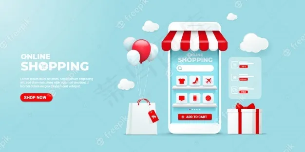 界面在线购物手机app移动应用程序或网站概念。eps,ai矢量模版下载