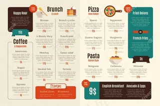 数字餐厅菜单设计