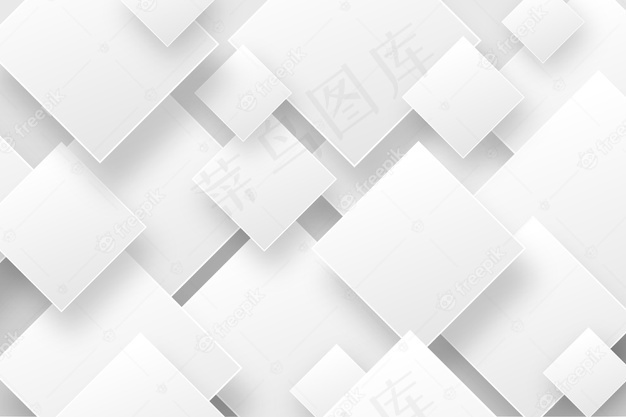 三维纸张风格的白色抽象背景