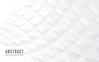 抽象形状背景为白色