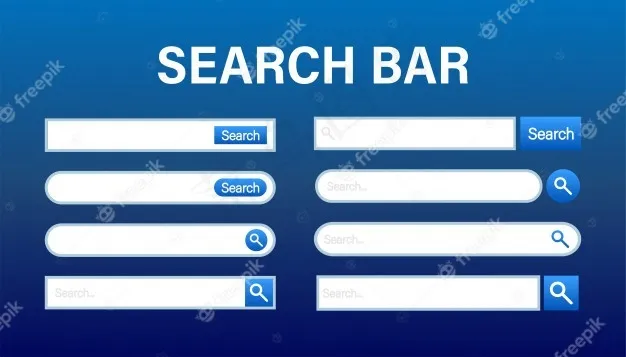 搜索栏矢量模板。eps,ai矢量模版下载