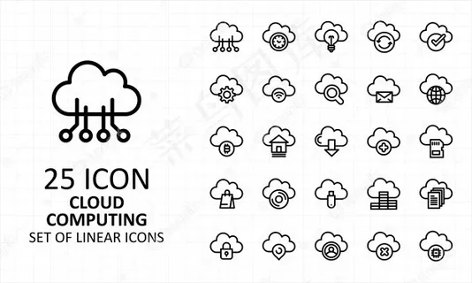 云计算图标集
