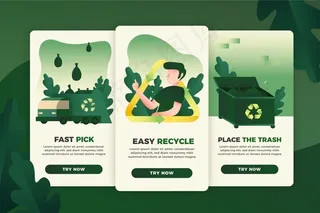 回收入职应用程序屏幕集合