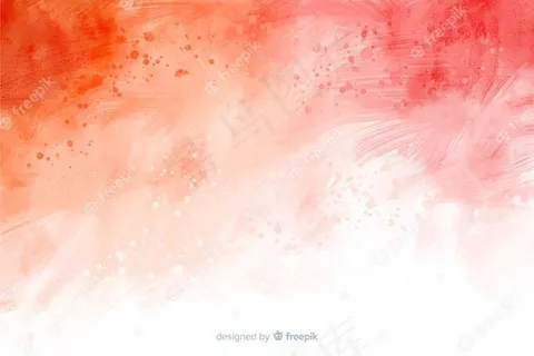 红色抽象手绘背景