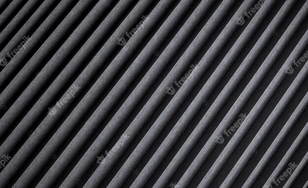 黑色条纹纹理，深色罗纹金属背景