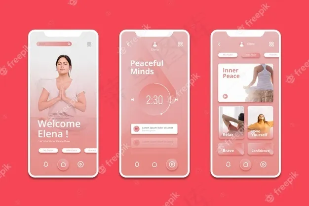 冥想应用程序eps,ai矢量模版下载
