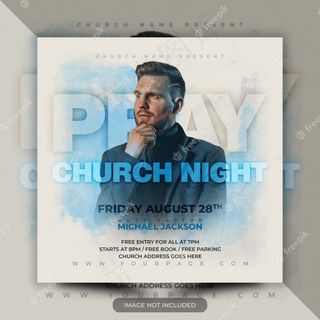 教堂宣传单,DM传单-为世界祈祷