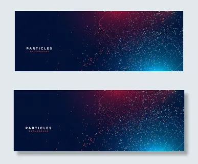 数码科技光效粒子横幅banner 数码科技光效粒子横幅banner