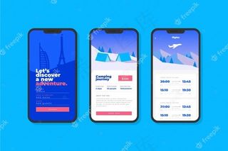 旅游预订应用界面