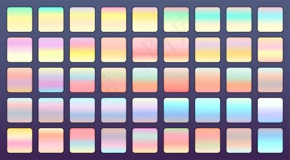 全息或彩色渐变大集