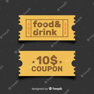 带优惠券的创意销售理念