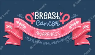 乳腺癌宣传月横幅banner