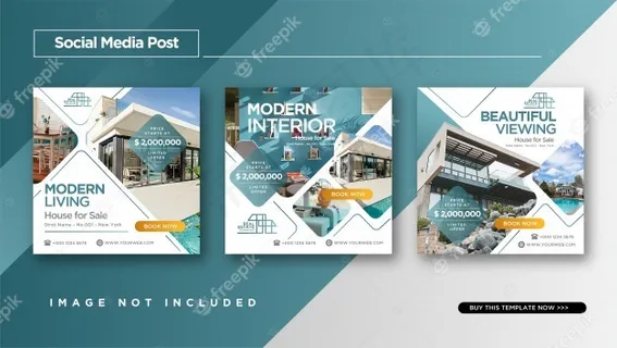 典雅风格的房地产或售房模板设计