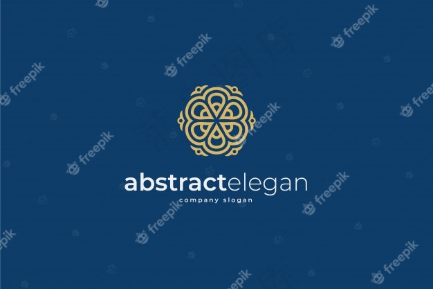 抽象优雅的徽标模板