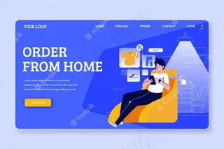 网上购物平面设计模板登录页