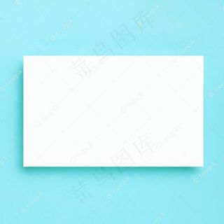 顶视图蓝色背景白色边框