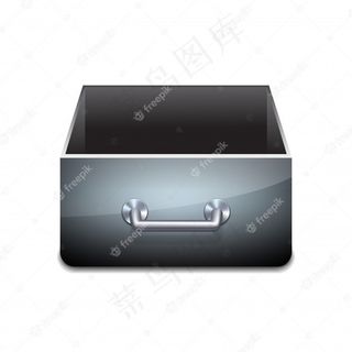 文件柜。矢量图解