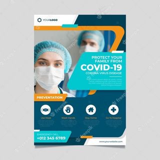 冠状病毒宣传单,DM传单