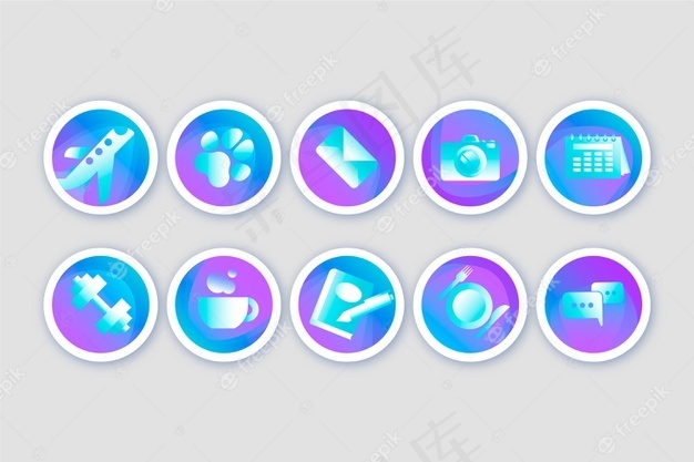 Instagram gradient故事亮点