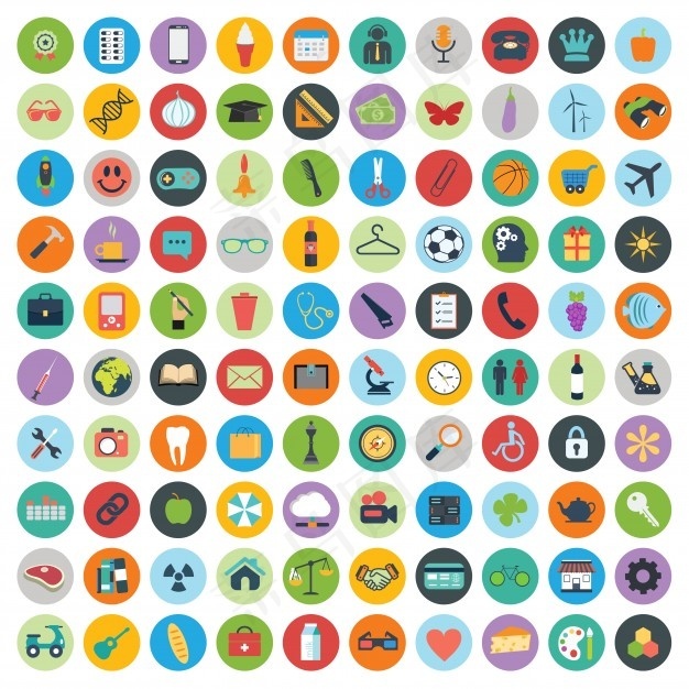 web和技术开发图标集