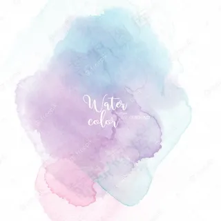 粉彩蓝粉色抽象水彩背景