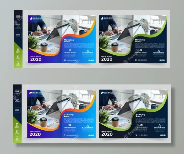 公司简介手册模板eps,ai矢量模版下载