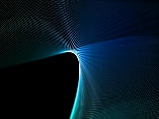 基于数字粒子设计的抽象背景三维渲染