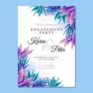 自然约定邀请模板