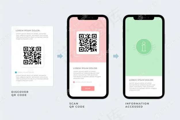 智能手机二维码扫描步骤eps,ai矢量模版下载