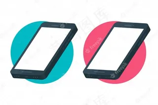 在智能手机上设计应用屏幕的手机模型样机。