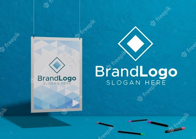 品牌标志公司商业模型样机纸