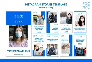 Instagram旅行预订故事集