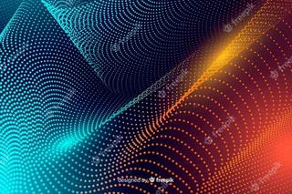 抽象发光粒子形成背景