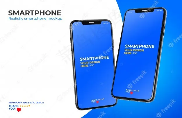 智能手机模型样机psd模版下载