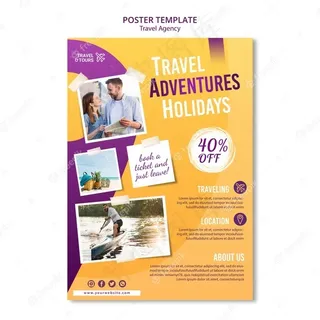 旅行社广告宣传单,DM传单模板