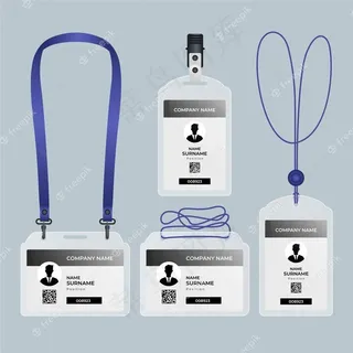 身份证文具写实风格