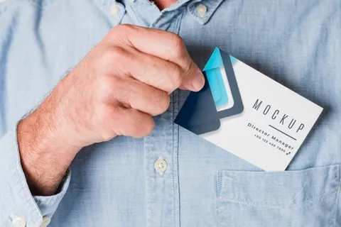 特写手持名片 特写手持名片