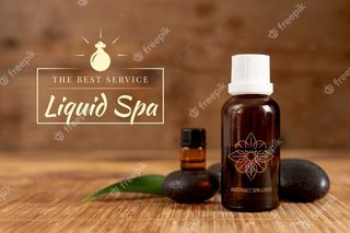 spa的有机和液体产品