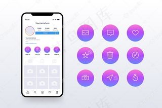 彩色模板渐变故事亮点