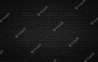 黑色纹理，背景为砖墙