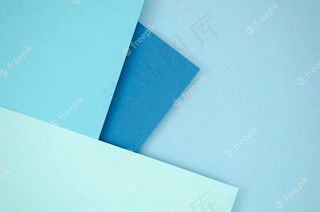 蓝色的多边形纸设计