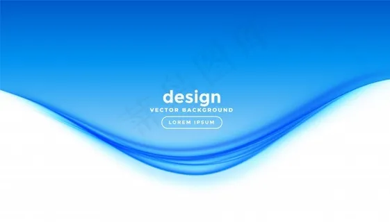 优雅商务风格蓝波呈现背景 优雅商务风格蓝波呈现背景