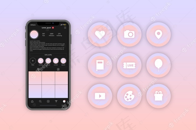 Instagram gradient故事亮点