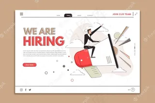 我们正在招聘登录页设计