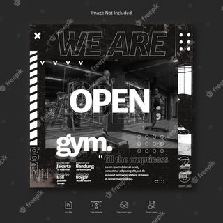 社交媒体教堂风格模板或方形宣传单,DM传单模板