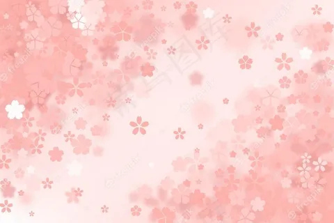 可爱的渐变樱花背景