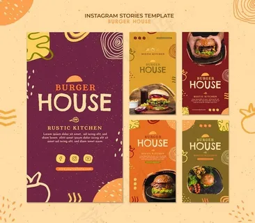 汉堡店模板故事模板