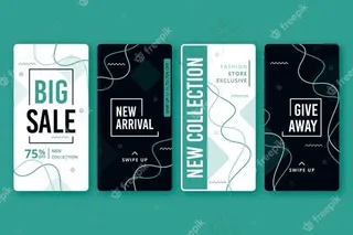 Instagram摘要丰富多彩的销售故事