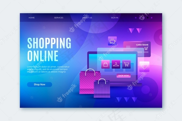 未来购物在线登录页eps,ai矢量模版下载