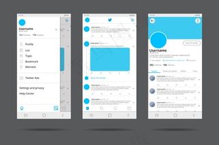 Twitter界面概念